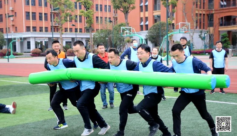 协力云梯-深圳趣团建大型企业趣味运动会项目