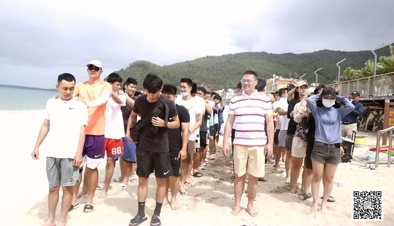 深圳大鹏南澳海边沙滩活动